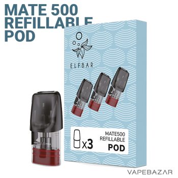 Elf Bar Mate 500 - Refillable Pods 3er Pack