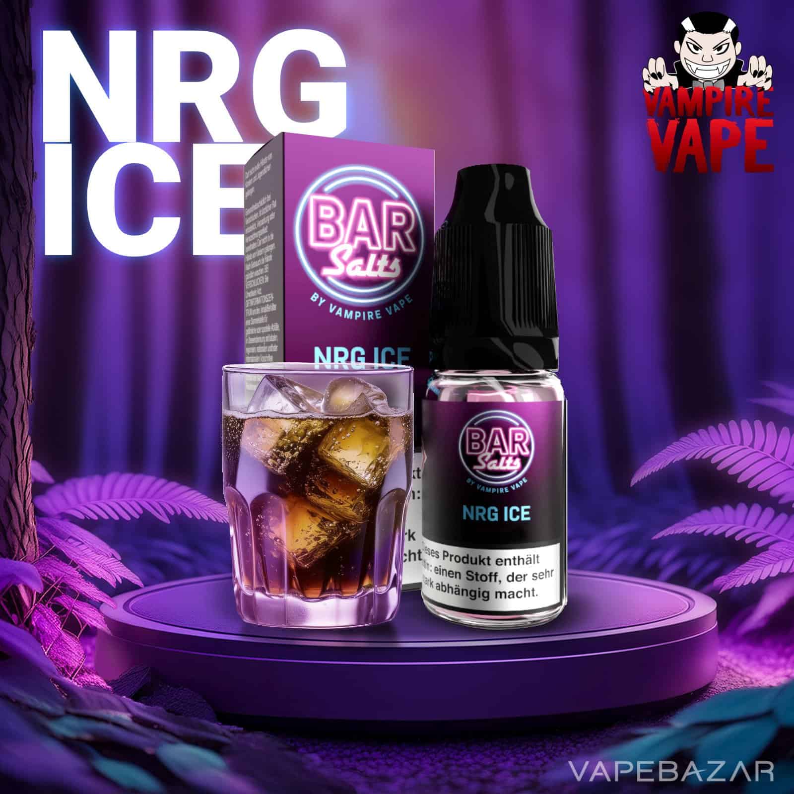NRGIce | Vapebazar Vampie Vape Bar Salt - Nrgice - Nikotinsaltz