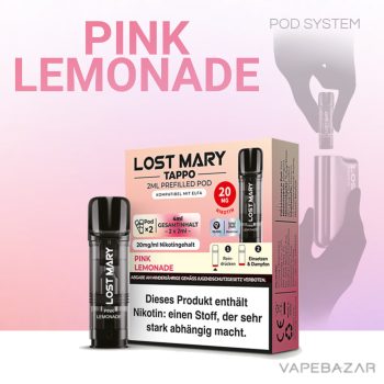 Lost Mary Tappo - Pink Lemonade – Prefilled Liquid Pod – 2er Pack