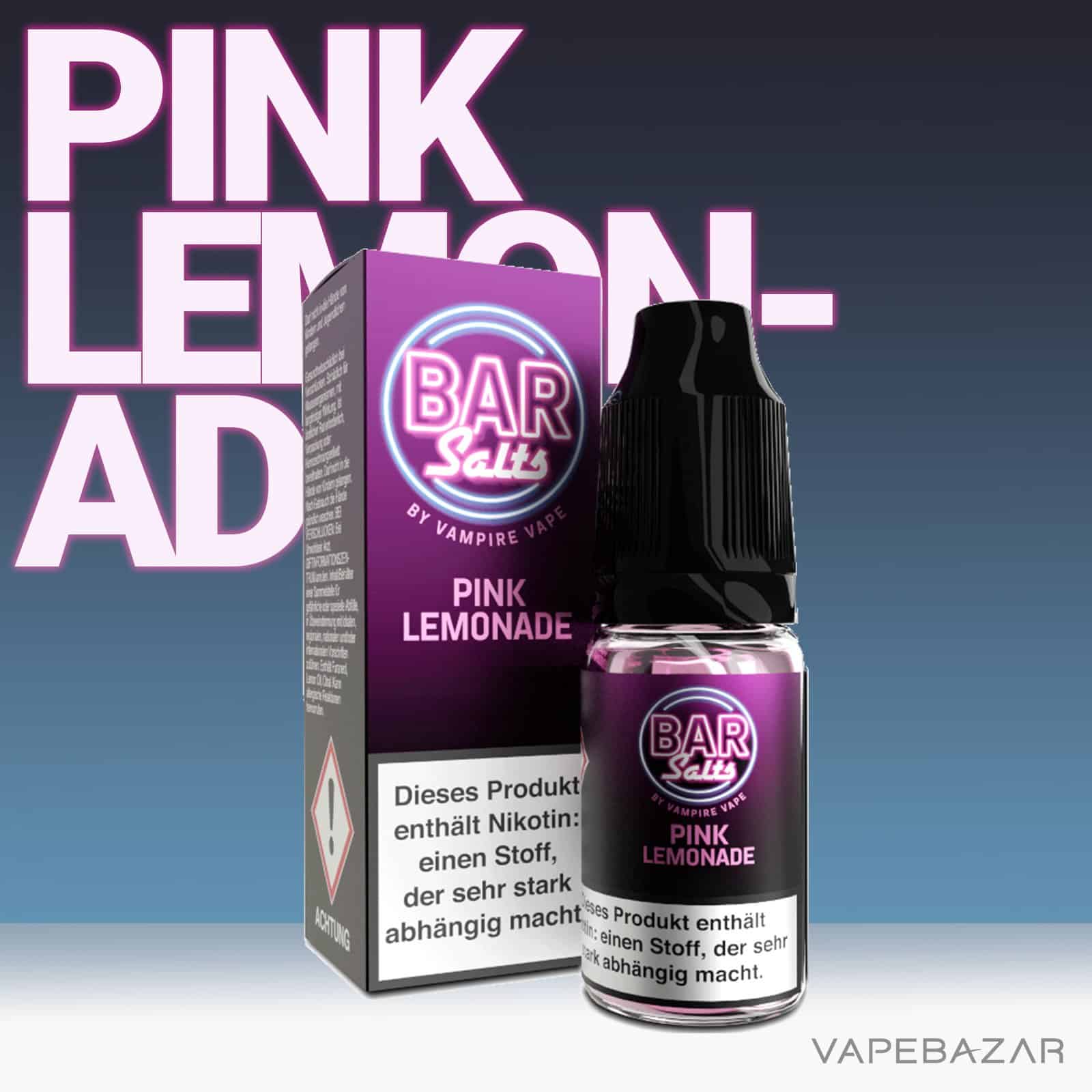 PinkLemonade2 | Vapebazar Vampie Vape Bar Salt - Pink Lemonade - Nikotinsaltz