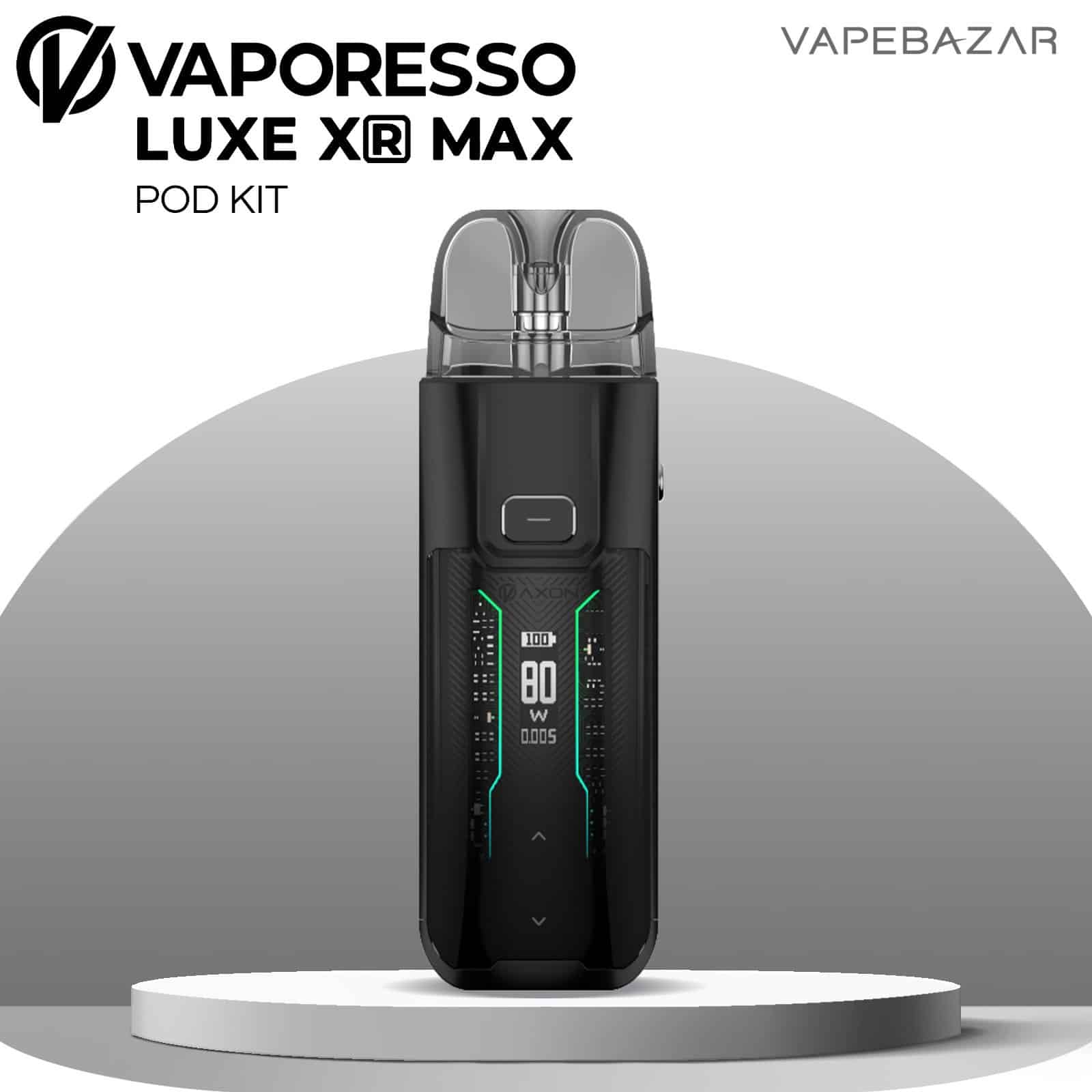 Rock Black 1 | Vapebazar Vaporesso Luxe Xr Max Podsystem - Rock Black | Vapebazar