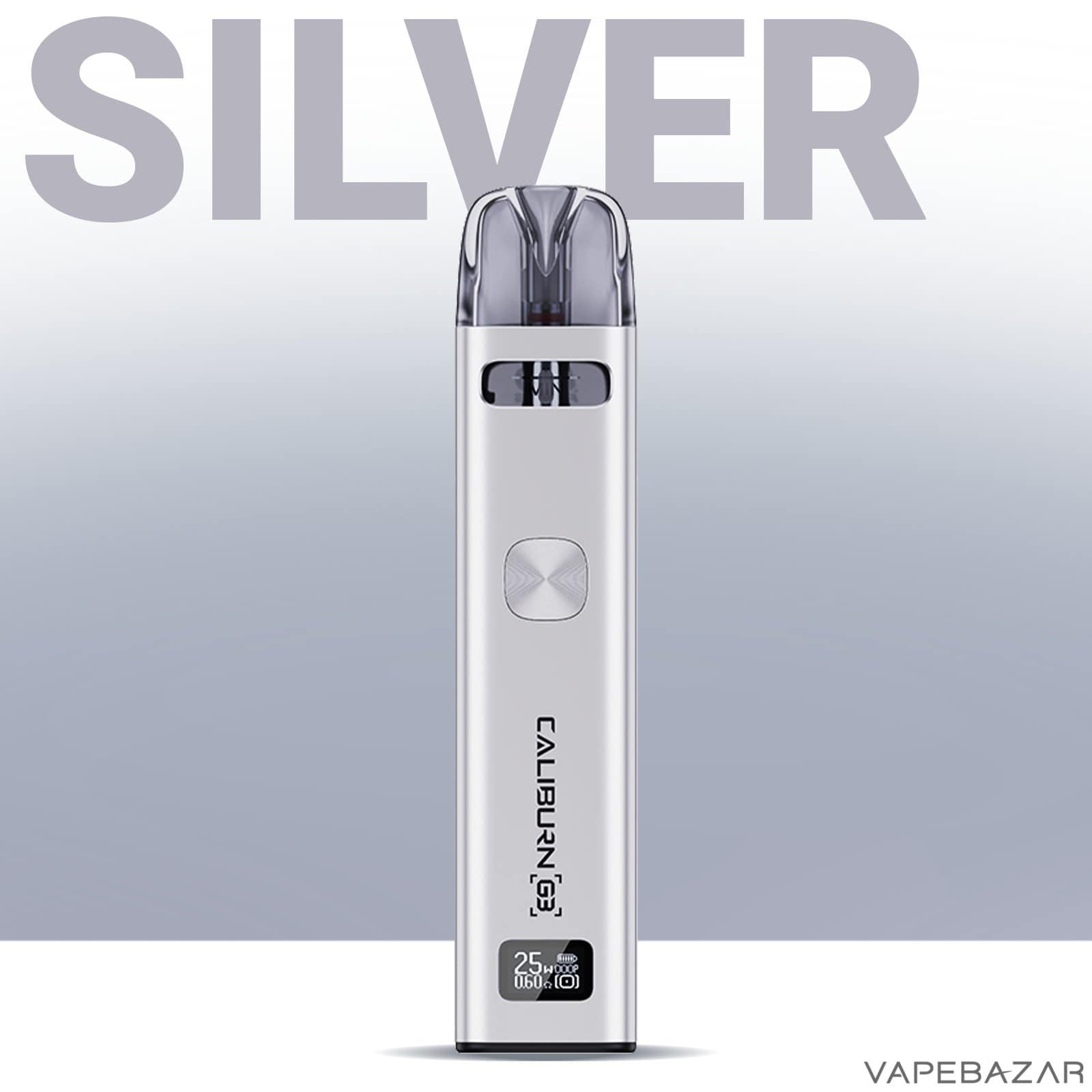 Silver2 2 | Vapebazar Uwell Caliburn G3 Podsystem - Silver