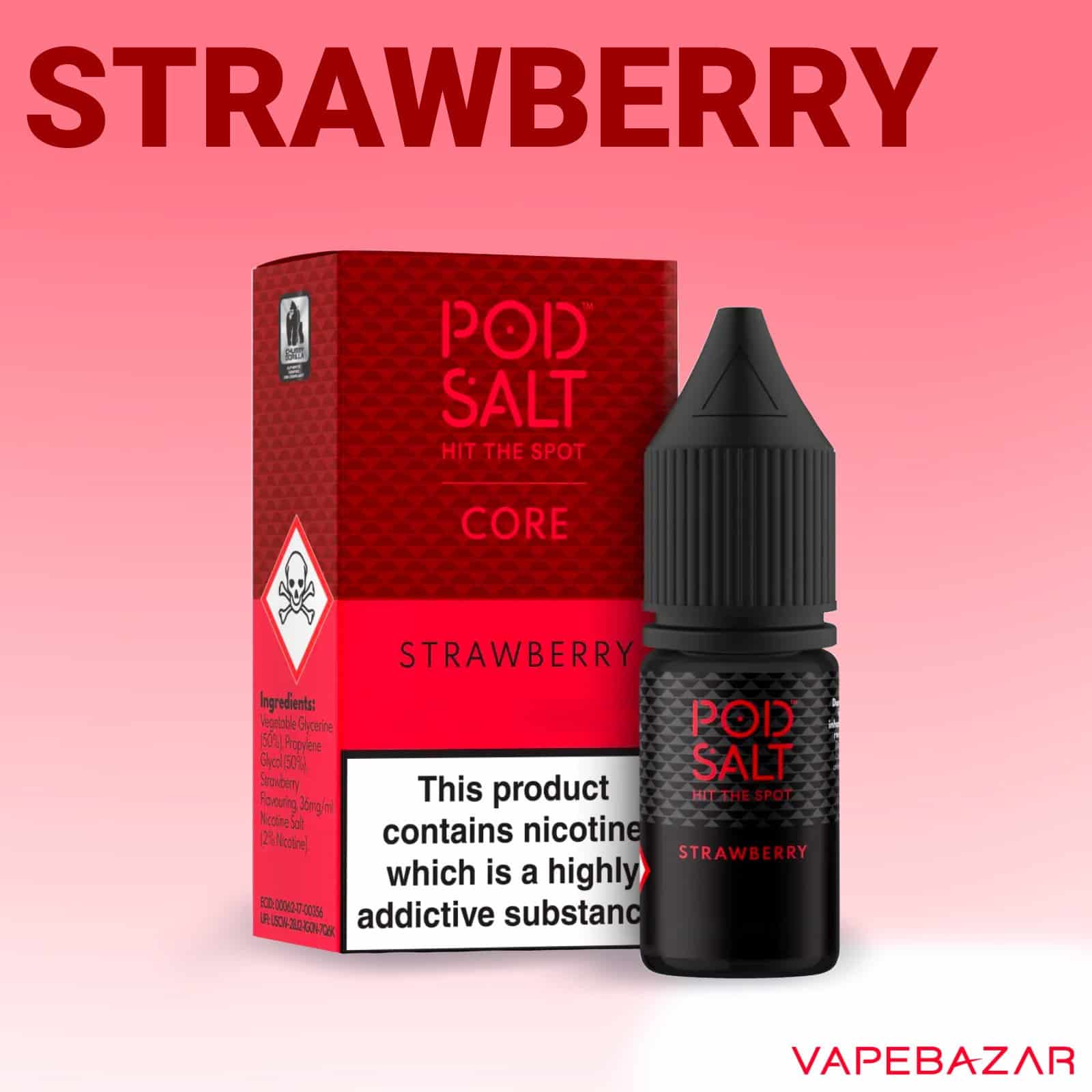Strawberry2 | Vapebazar Podsalt Core - Blue Ice
