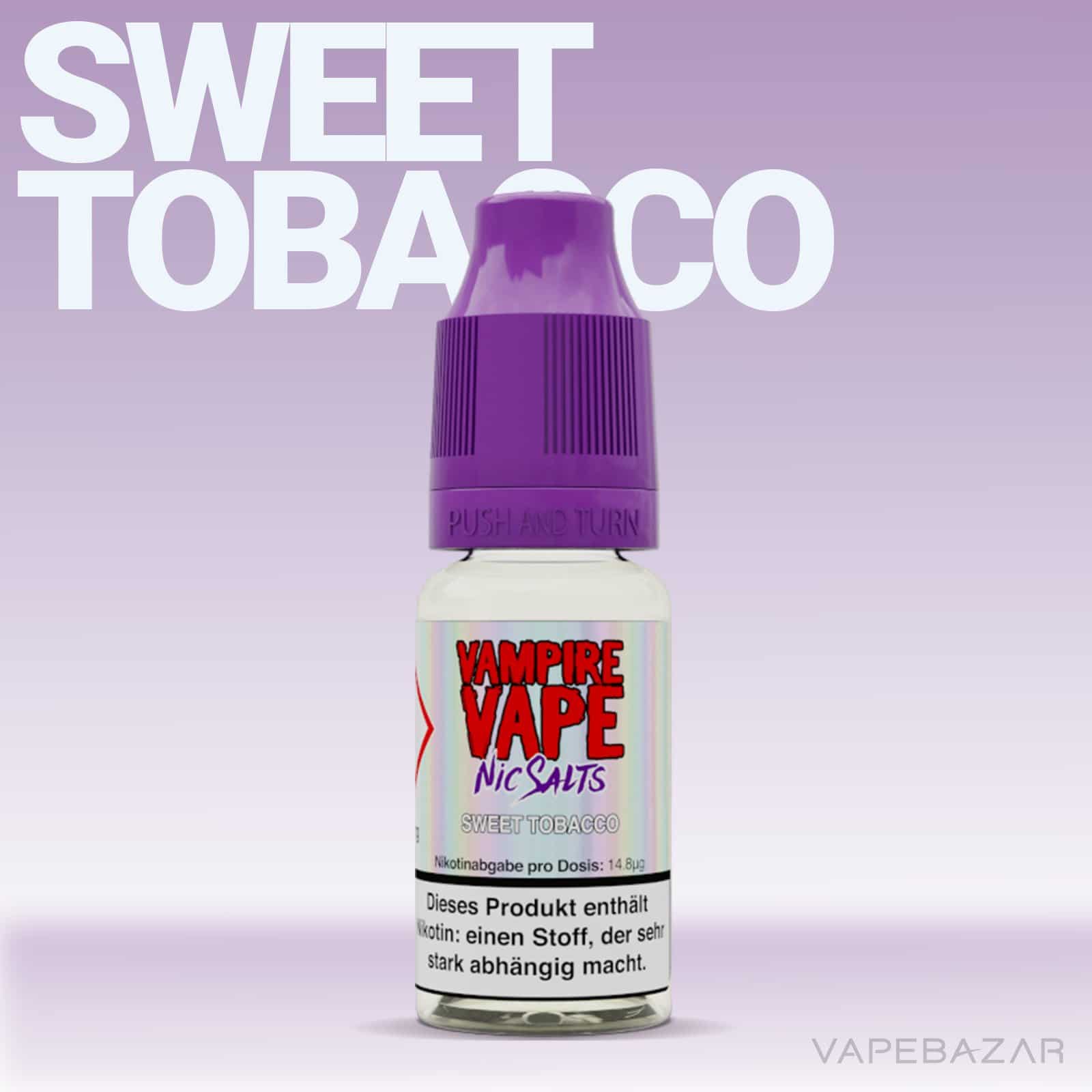 SweetTobacco2 | Vapebazar Vampie Vape Nic Salt - Sweet Tobacco - Liquid