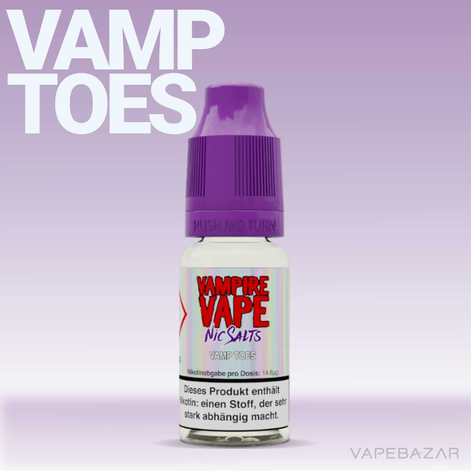 VampToes2 | Vapebazar Vampie Vape Nic Salt - Vamp Toes - Liquid