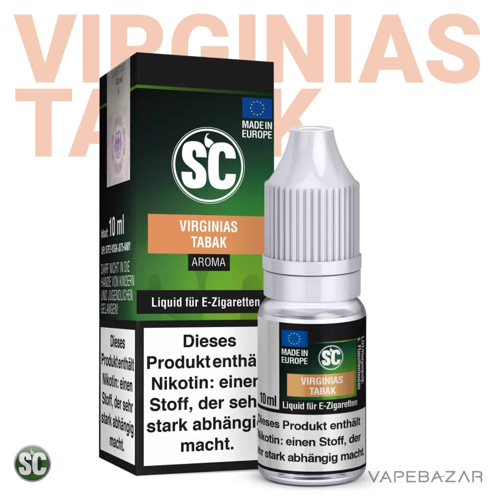 VirginiasTabak2 | Vapebazar Sc Liquid - Virginias Best
