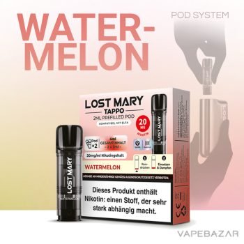 Lost Mary Tappo - Watermelon – Prefilled Liquid Pod – 2er Pack