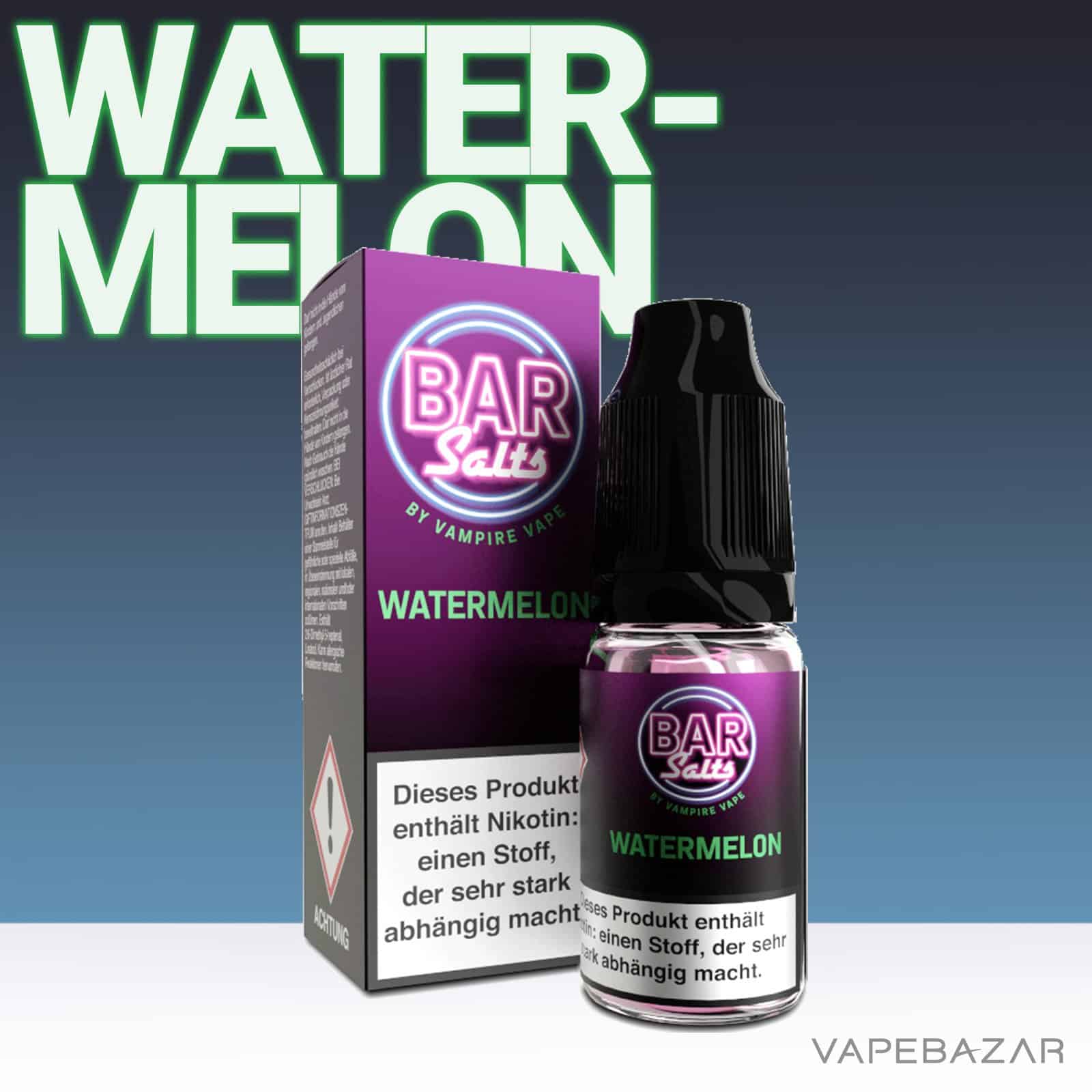 Watermelon2 | Vapebazar Vampie Vape Bar Salt - Watermelon - Nikotinsaltz