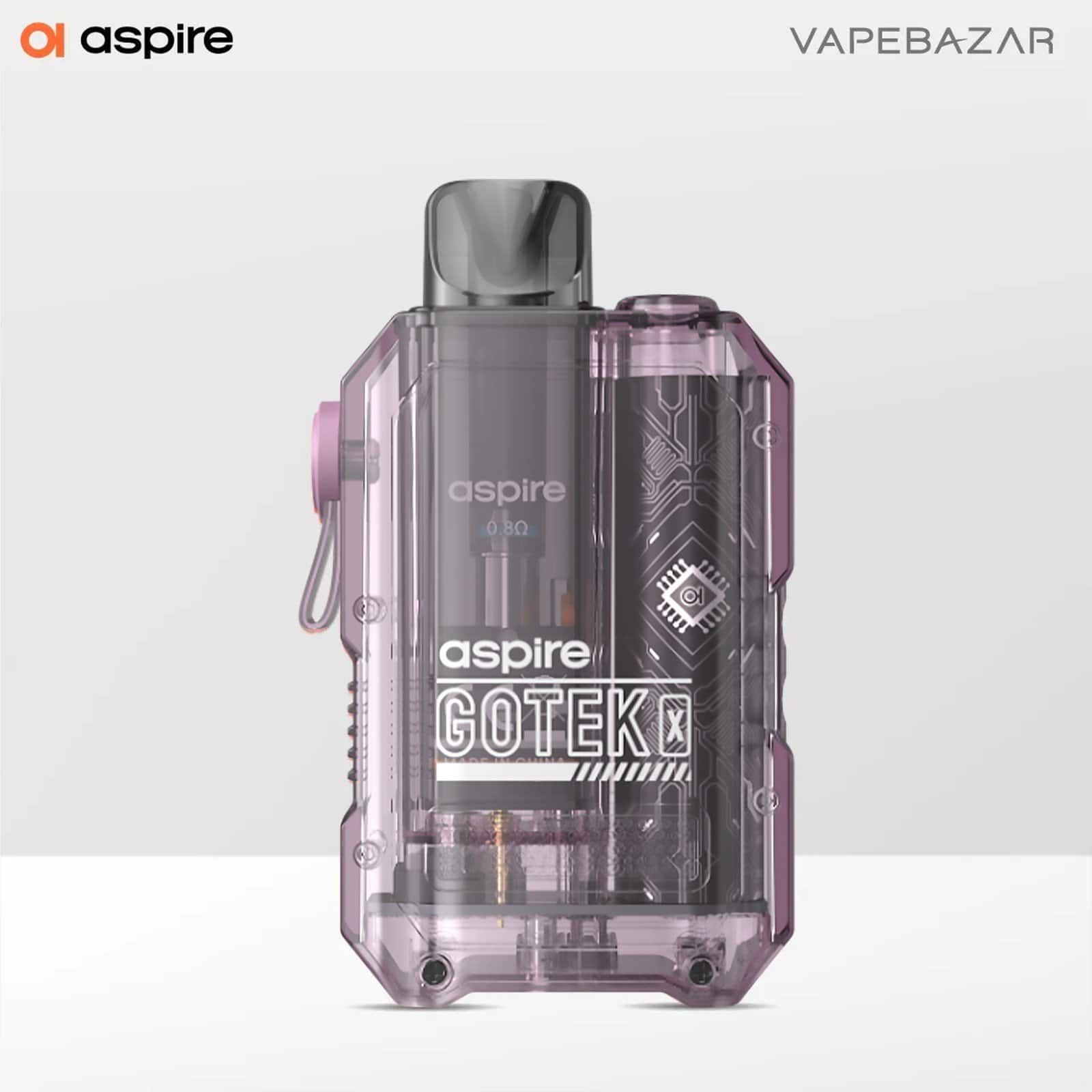aspire gotek x translucent lavender 2 | Vapebazar Aspire Gotek X Translucent Lavender