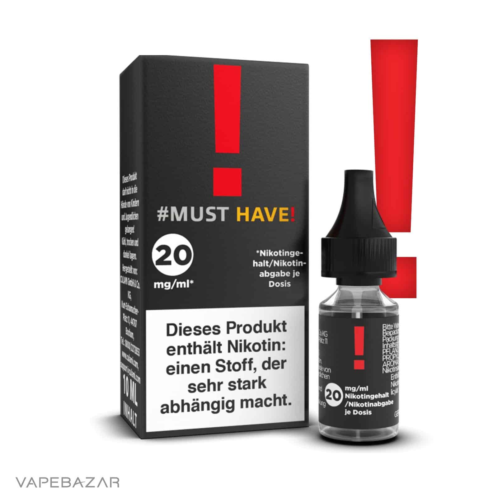 2 1 | Vapebazar Vapebazar Must Have Nikotinsalz Liquid - !