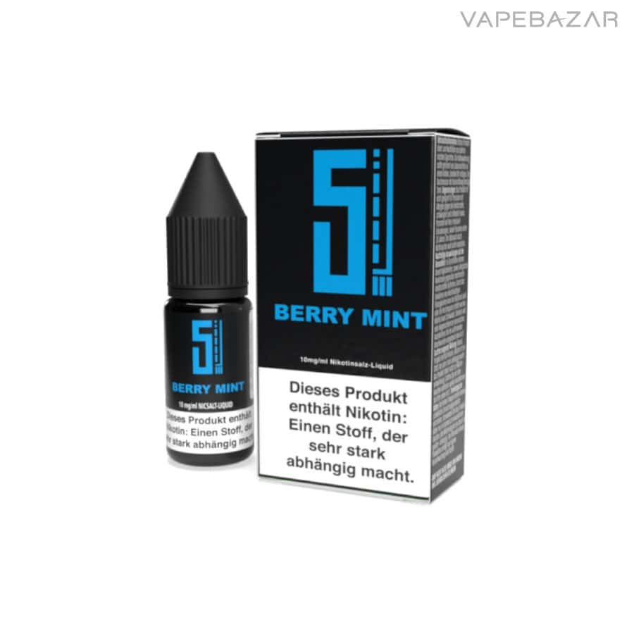 5EL Nikotinsalz Liquid Berry Mint | Vapebazar 5El Nikotinsalz Liquid - Berry Mint