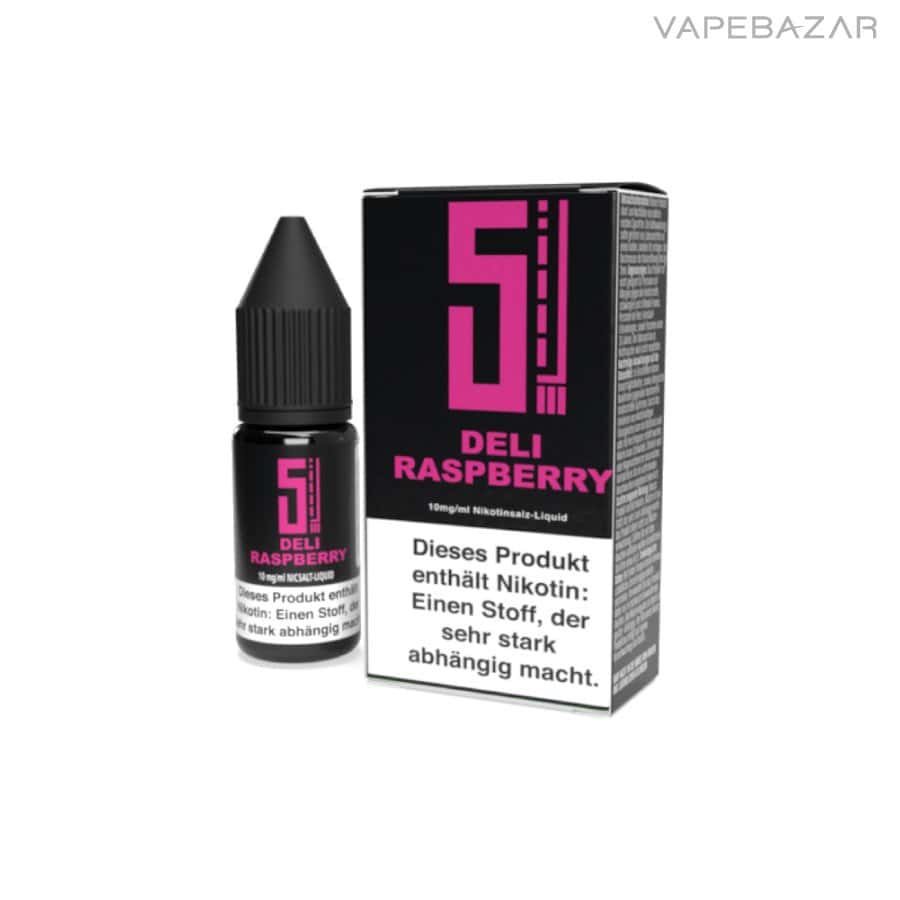 5EL Nikotinsalz Liquid Deli Raspberry | Vapebazar 5El Nikotinsalz Liquid - Deli Raspberry