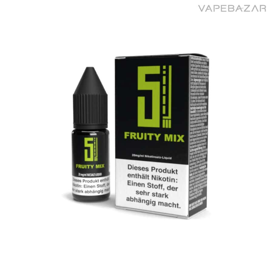 5EL Nikotinsalz Liquid Fruity | Vapebazar 5El Nikotinsalz Liquid - Fruity Mix