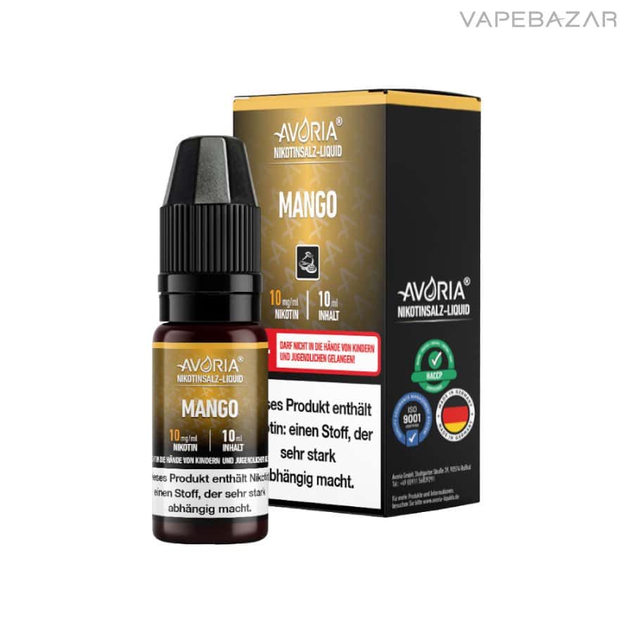 Avoria Nikotinsalz Liquid Mango | Vapebazar Avoria Nikotinsalz Liquid - Mango