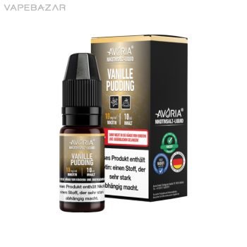 Avoria Nikotinsalz Liquid - Vanillepudding