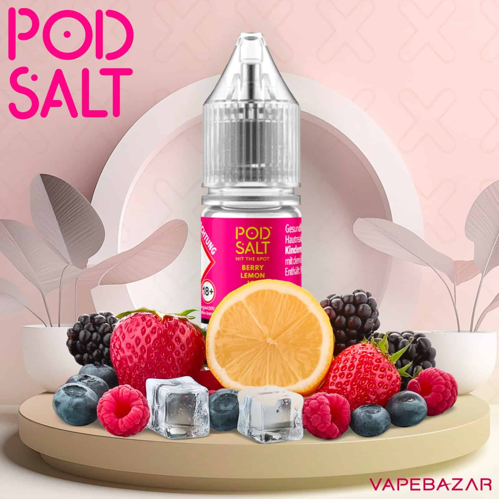 BerryLemonIce | Vapebazar Vapebazar Pod Salt X Nikotinsalz Liquid - Berry Lemon Ice