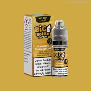 Big Bottle Nikotinsalz Liquid - Grandma's Vanilla Custard