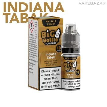 Big Bottle Nikotinsalz Liquid - Indiana Tabak