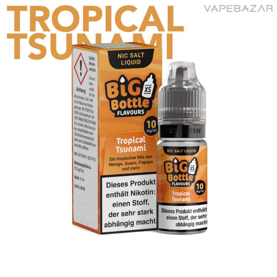 Big Bottle Liquid Nikotinsalz Tropical Tsunami 02 | Vapebazar Big Bottle Nikotinsalz Liquid - Tropical Tsunami