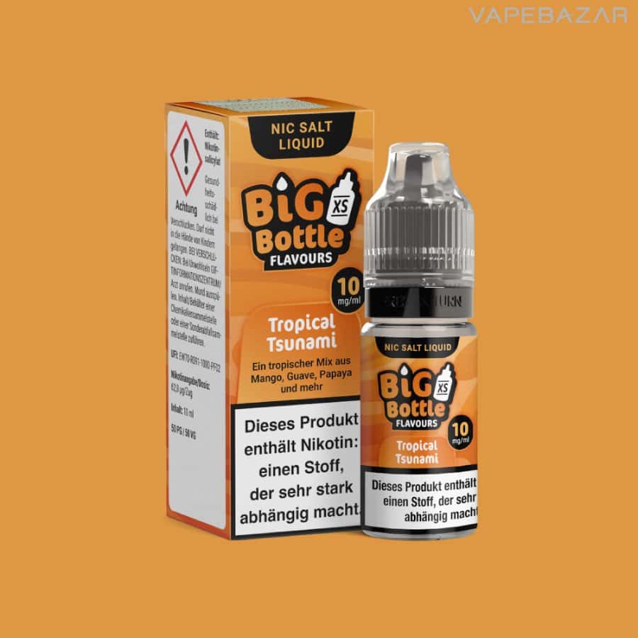 Big Bottle Liquid Nikotinsalz Tropical Tsunami | Vapebazar Big Bottle Nikotinsalz Liquid - Tropical Tsunami