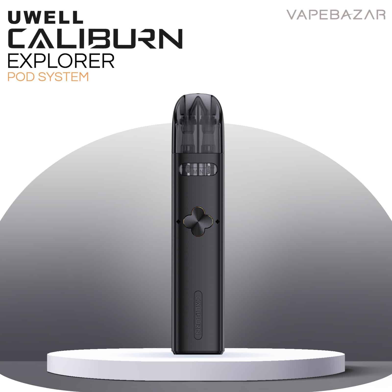 Black 1 | Vapebazar Uwell Caliburn Explorer Podsystem - Black