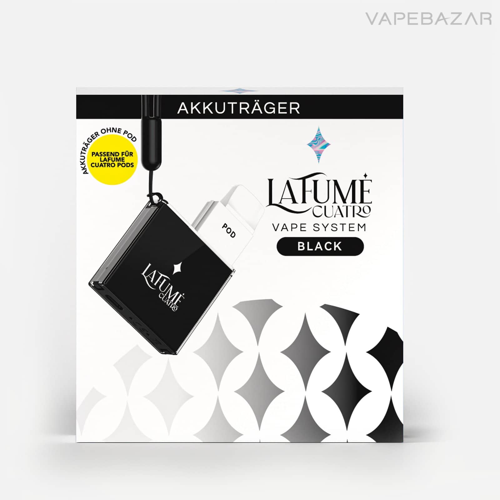 Black3 | Vapebazar La Fume Cuatro Akkuträger - Black - Vape System
