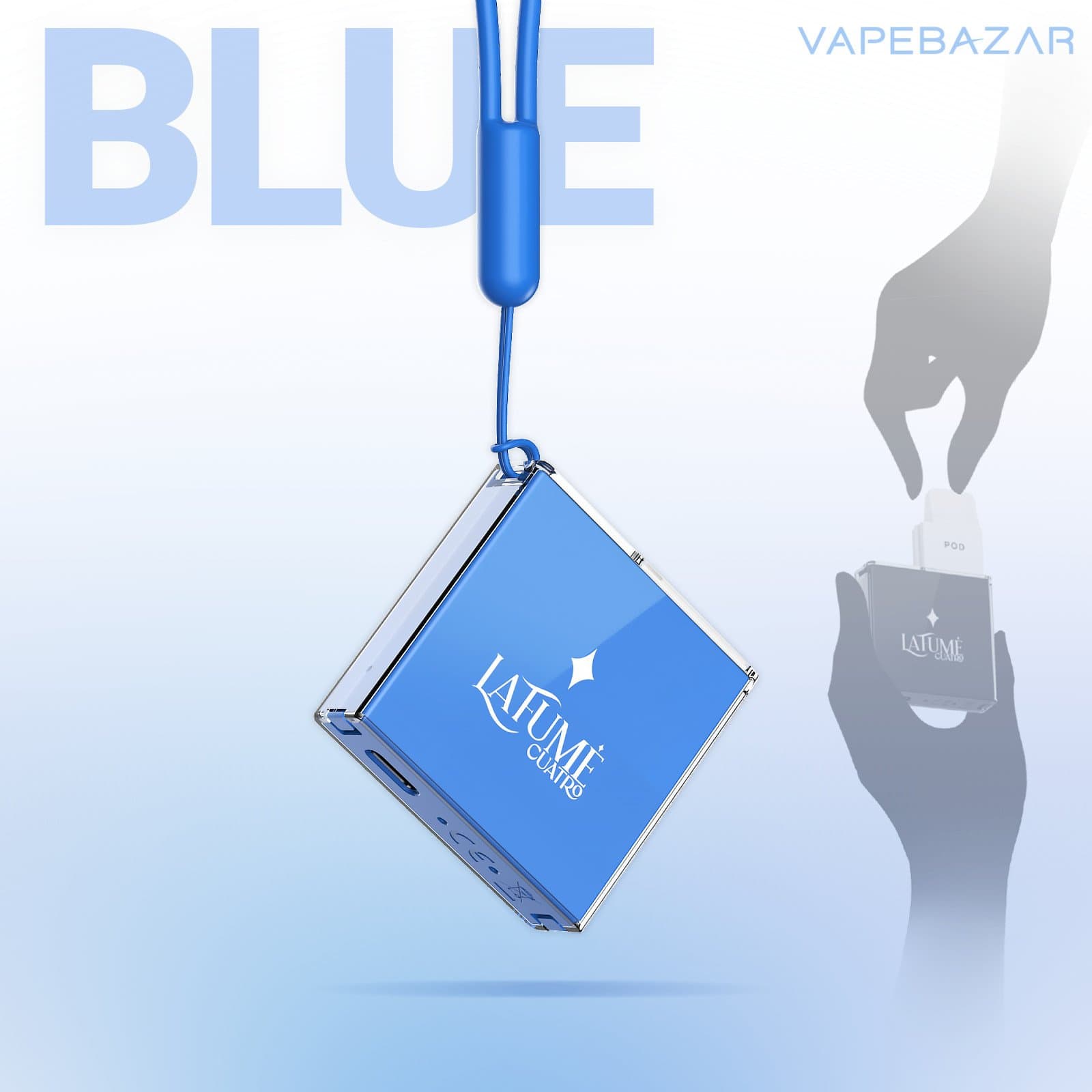Blue2 | Vapebazar La Fume Cuatro Akkuträger - Blue - Vape System
