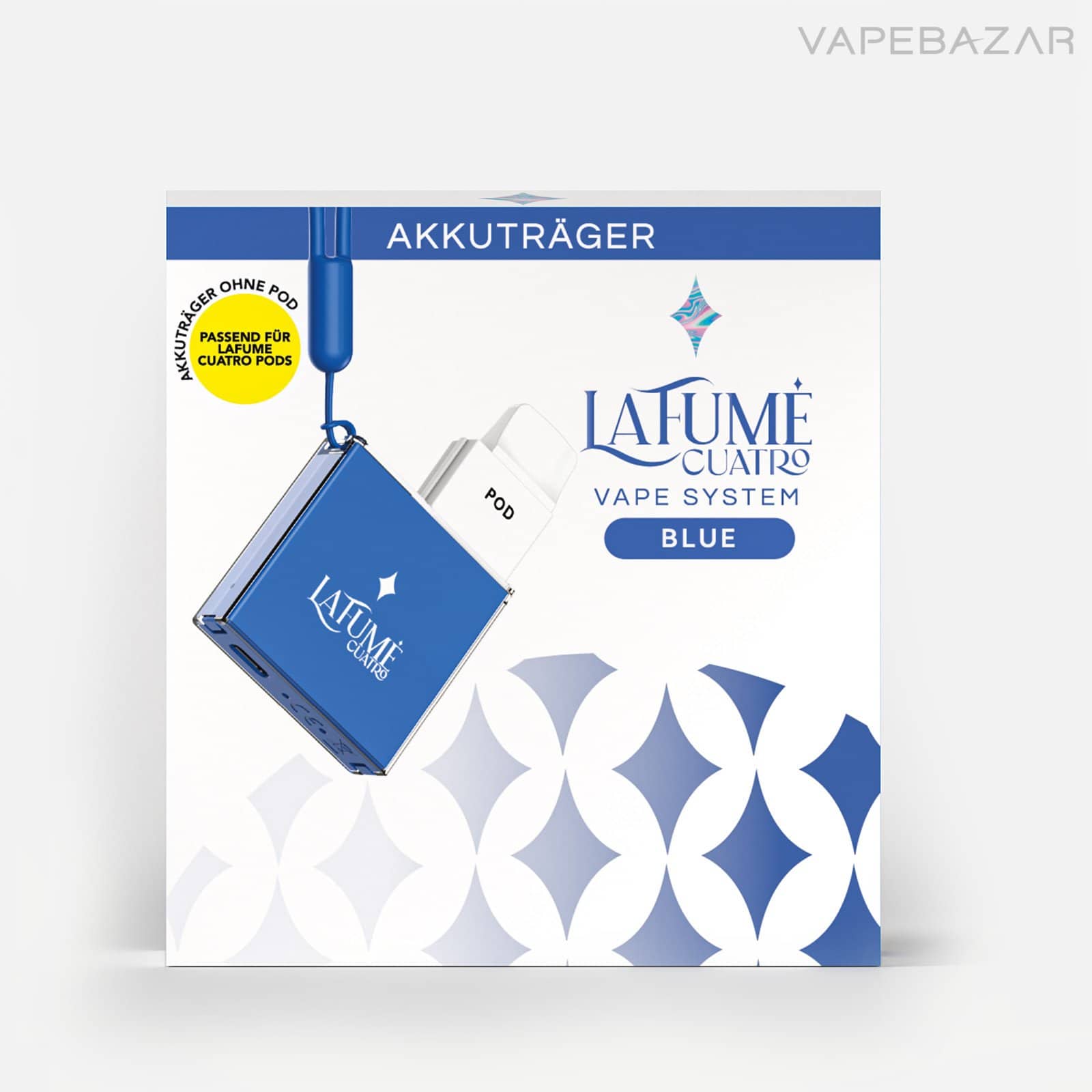 Blue3 | Vapebazar La Fume Cuatro Akkuträger - Blue - Vape System
