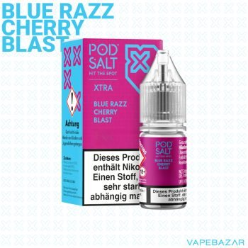 Vapebazar Pod Salt X Nikotinsalz Liquid - blue razz cherry blast