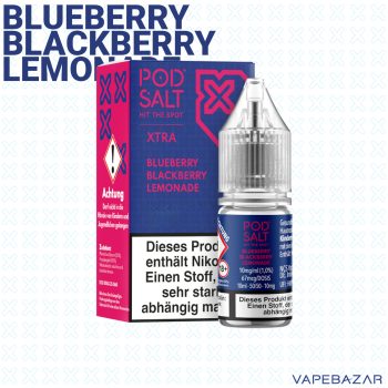Vapebazar Pod Salt X Nikotinsalz Liquid - blueberry blackberry lemonade