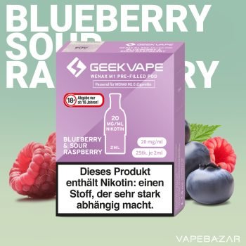GeekVape Wenax M1 Pod - Blueberry Sour Raspberry