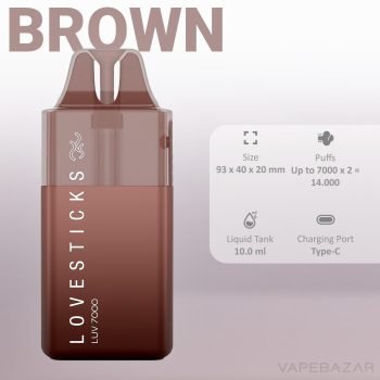 Lovesticks LUV 7000 - Brown Vapebazar