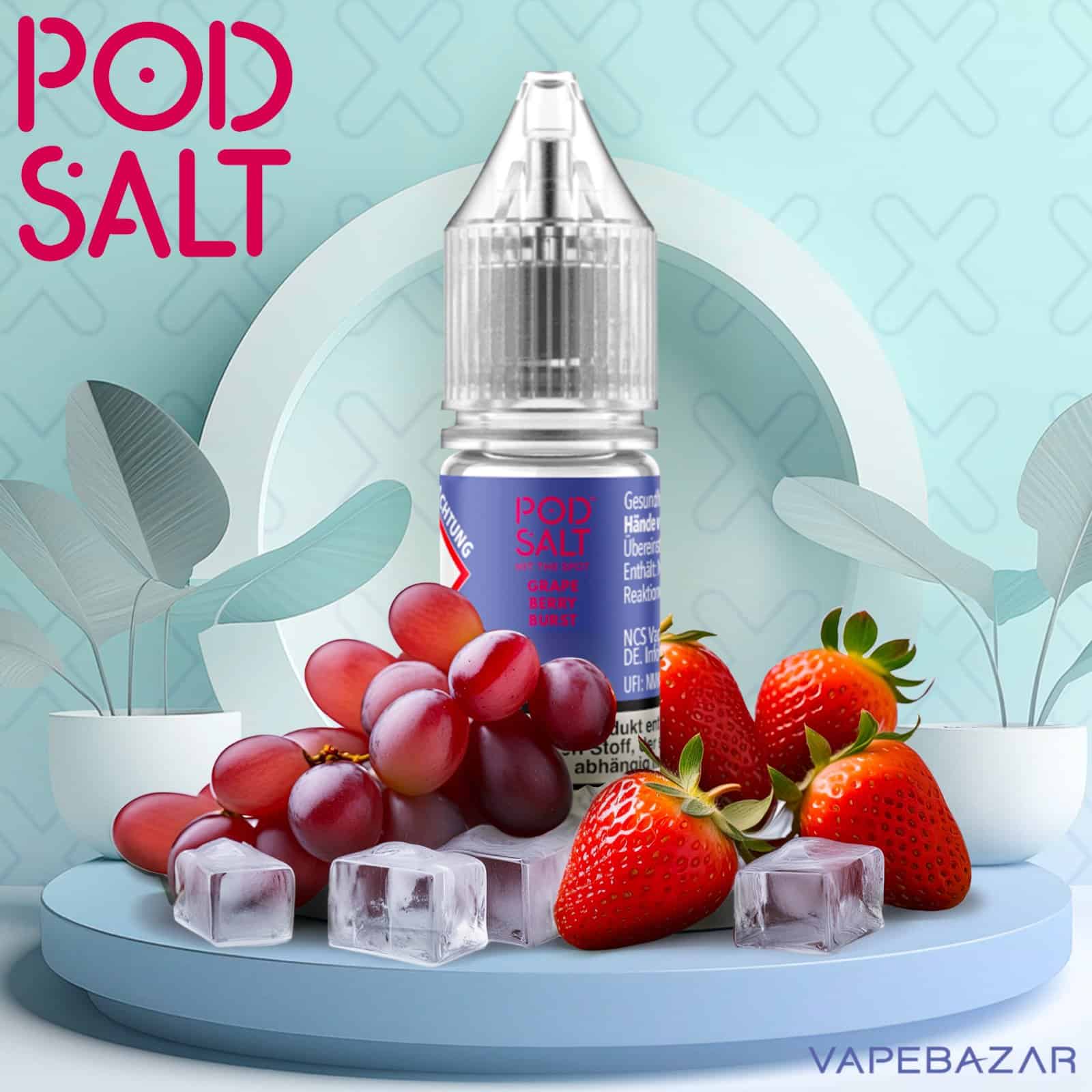 GrapeBerryBurst | Vapebazar Vapebazar Pod Salt X Nikotinsalz Liquid - Grape Berry Burst