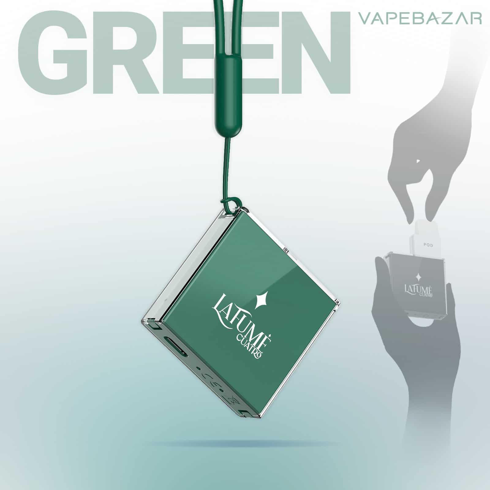 Green2 | Vapebazar La Fume Cuatro Akkuträger - Green - Vape System