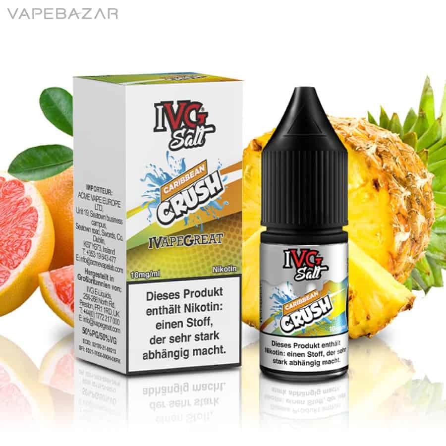 IVG Salt Liquid Caribbean Crush 02 | Vapebazar Ivg Salt Liquid - Caribbean Crush - Vapebazar