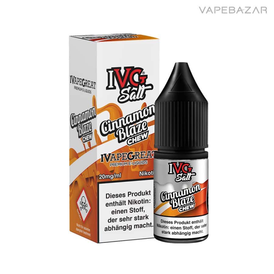IVG Salt Liquid Cinnamon Blaze | Vapebazar Ivg Salt Liquid - Cinnamon Blaze