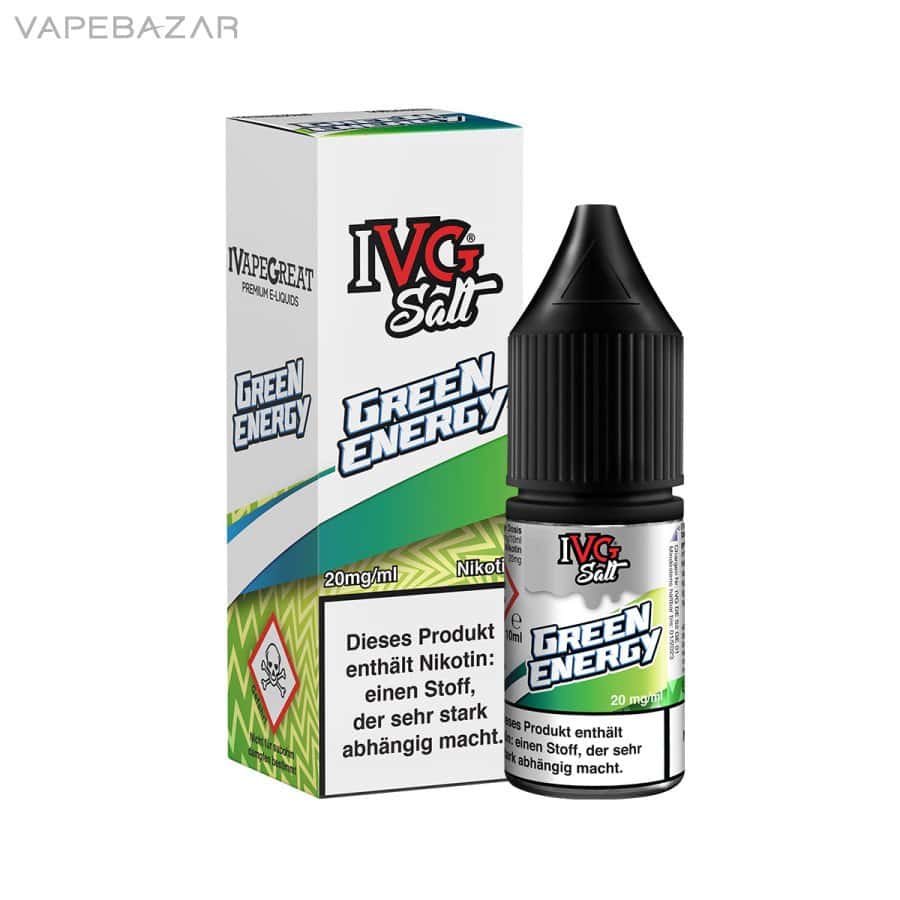 IVG Salt Liquid Frozen Green Energy 02 | Vapebazar Ivg Salt Liquid - Green Energy
