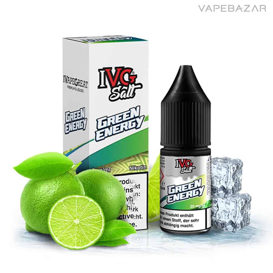 IVG Salt Liquid Frozen Green Energy | Vapebazar Ivg Salt Liquid - Green Energy - Vapebazar
