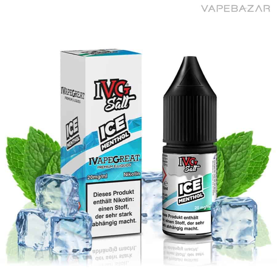 IVG Salt Liquid Ice Menthol | Vapebazar Ivg Salt Liquid - Ice Menthol - Vapebazar