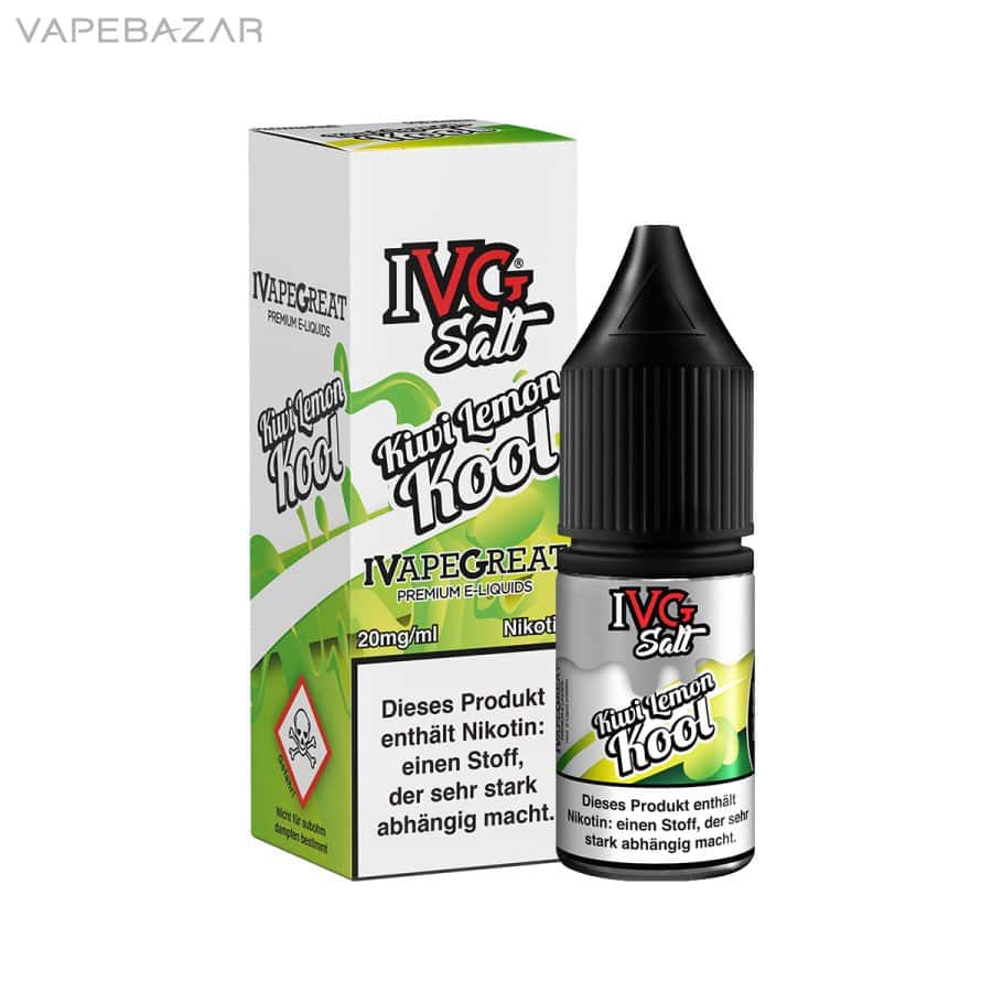 IVG Salt Liquid Kiwi Lemon Kool 02 | Vapebazar Ivg Salt Liquid - Kiwi Lemon Kool