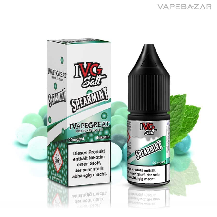 IVG Salt Liquid Spearmint | Vapebazar Ivg Salt Liquid - Spearmint - Vapebazar