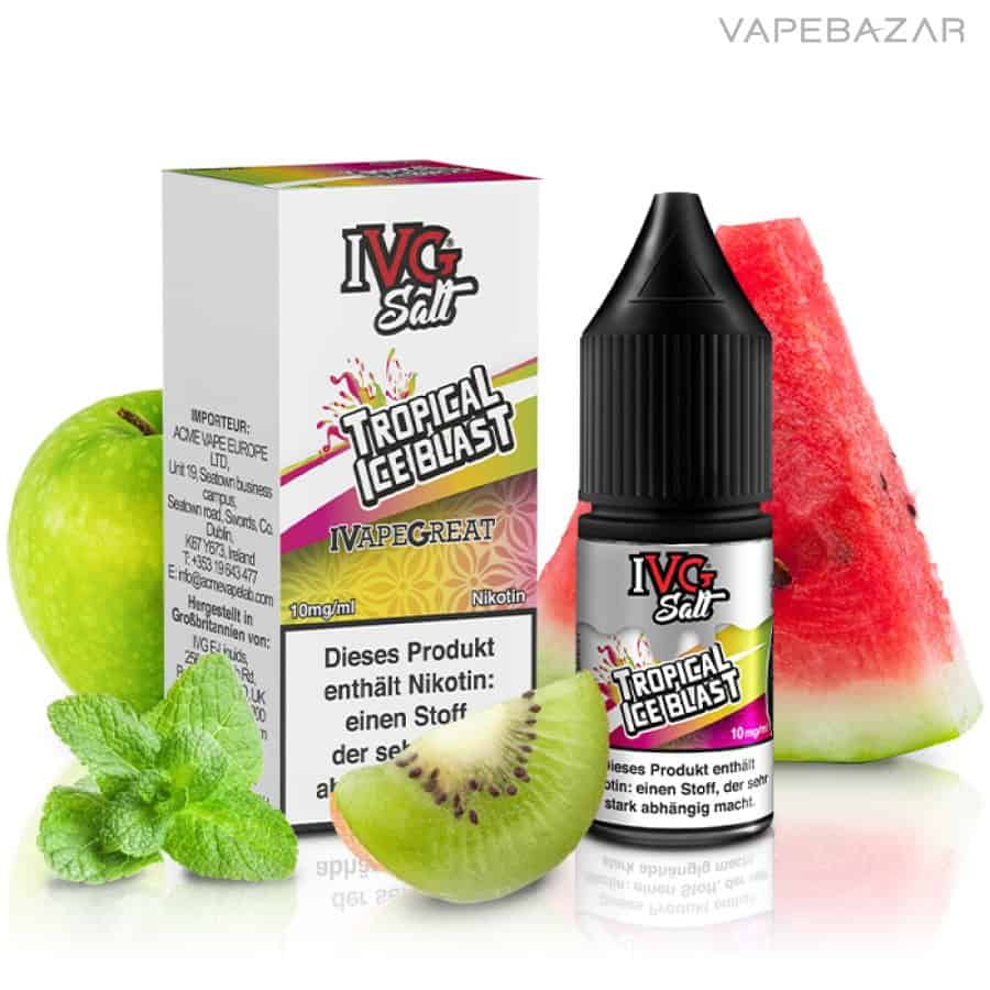 IVG Salt Liquid Tropical Ice Blast | Vapebazar Ivg Salt Liquid - Tropical Ice Blast - Vapebazar
