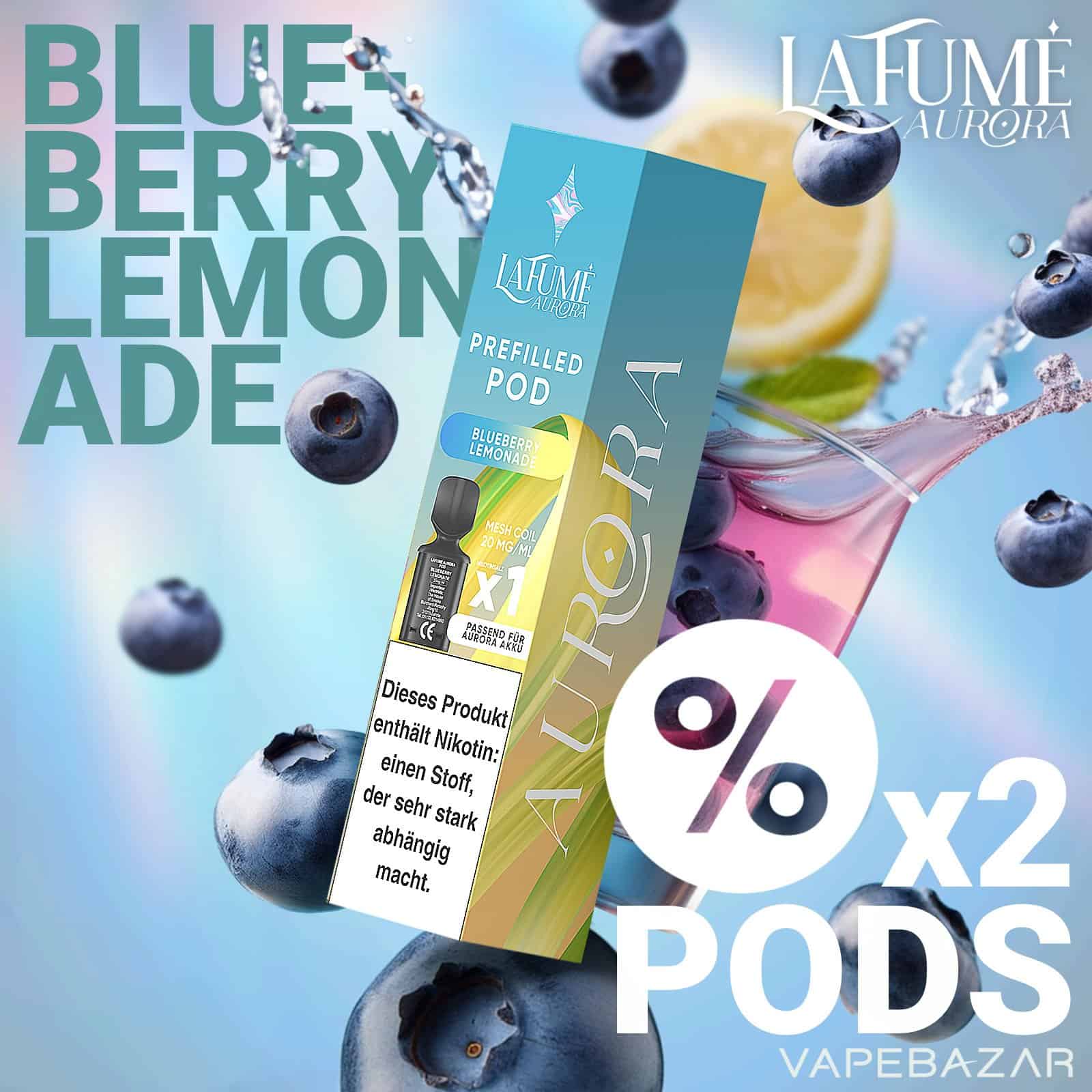 La Fume Aurora Pod System 2er Pack Blueberry Lemonade 03 | Vapebazar La-Fume-Aurora-Pod-System-2Er-Pack-Blueberry-Lemonade-03