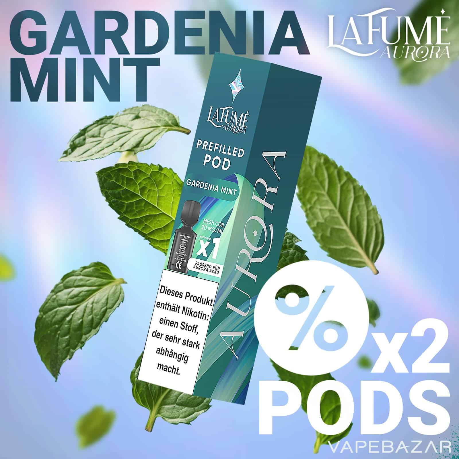La Fume Aurora Pod System 2er Pack Gardenia Mint 03 | Vapebazar La-Fume-Aurora-Pod-System-2Er-Pack-Gardenia-Mint-03