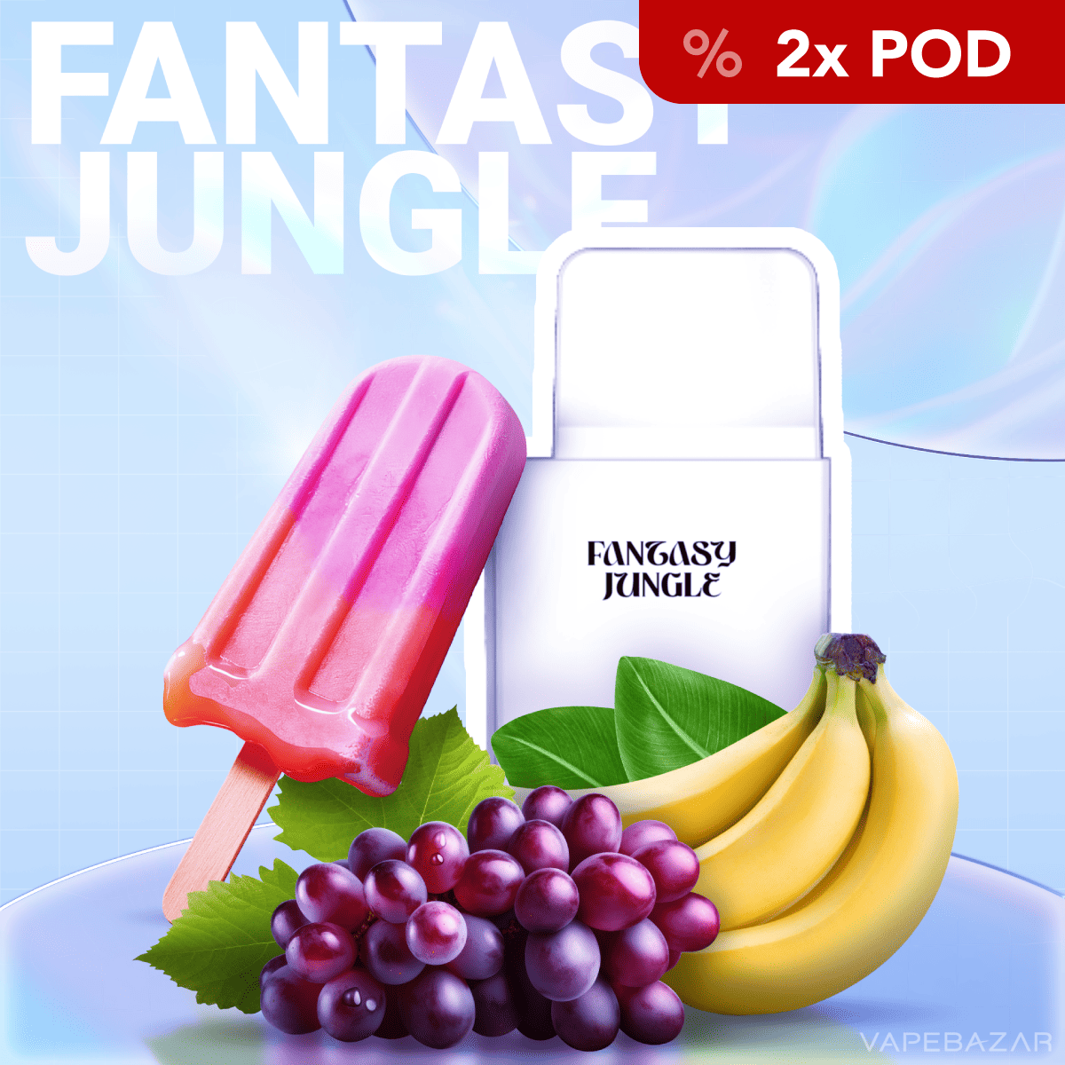 La Fume Cuatro Pod Fantasy Jungle 01 | Vapebazar La Fume Cuatro – Fantasy Jungle – Prefilled Liquid Pod – 2Er Pack