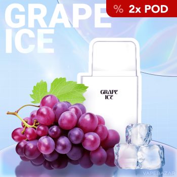 La Fume Cuatro – Grape Ice – Prefilled Liquid Pod – 2er Pack - Vape System