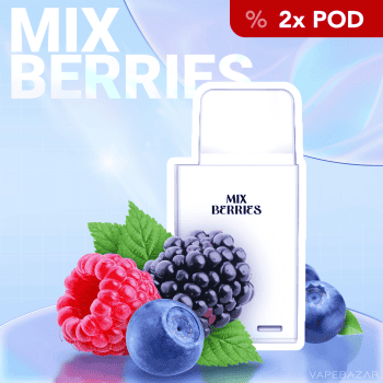 La Fume Cuatro – Mix Berries – Prefilled Liquid Pod – 2er Pack