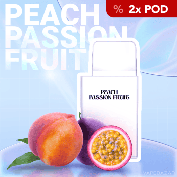La Fume Cuatro – Peach Passion Fruit – Prefilled Liquid Pod – 2er Pack