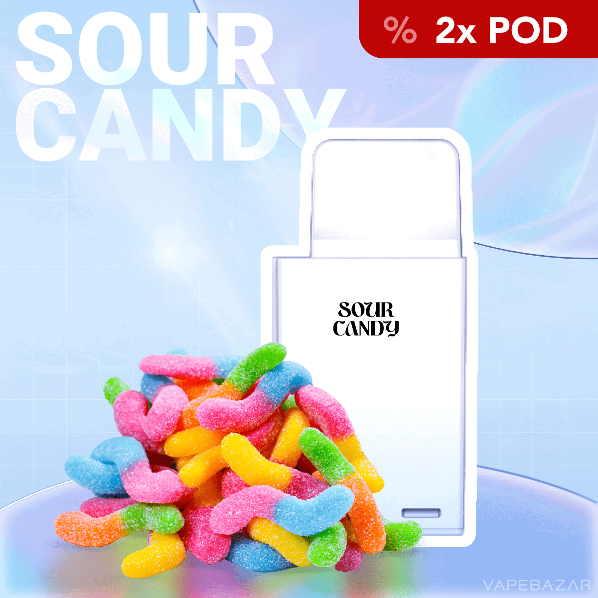 La Fume Cuatro Pod Sour Candy 2er Pack 01 | Vapebazar La Fume Cuatro – Sour Candy – Prefilled Liquid Pod – 2Er Pack