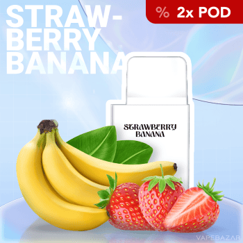 La Fume Cuatro Strawberry Banana - Prefilled Pod System Vape System